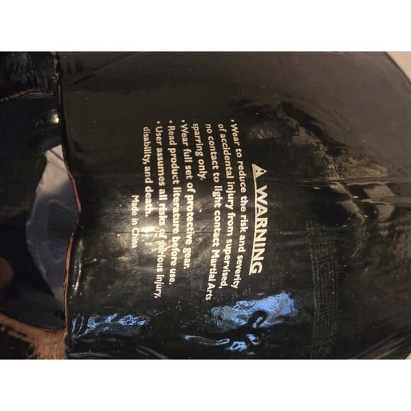 ATA Headgear Sparring Helmet w Face Shield Adult Large Macho Martial Arts Black - Picture 6 of 12